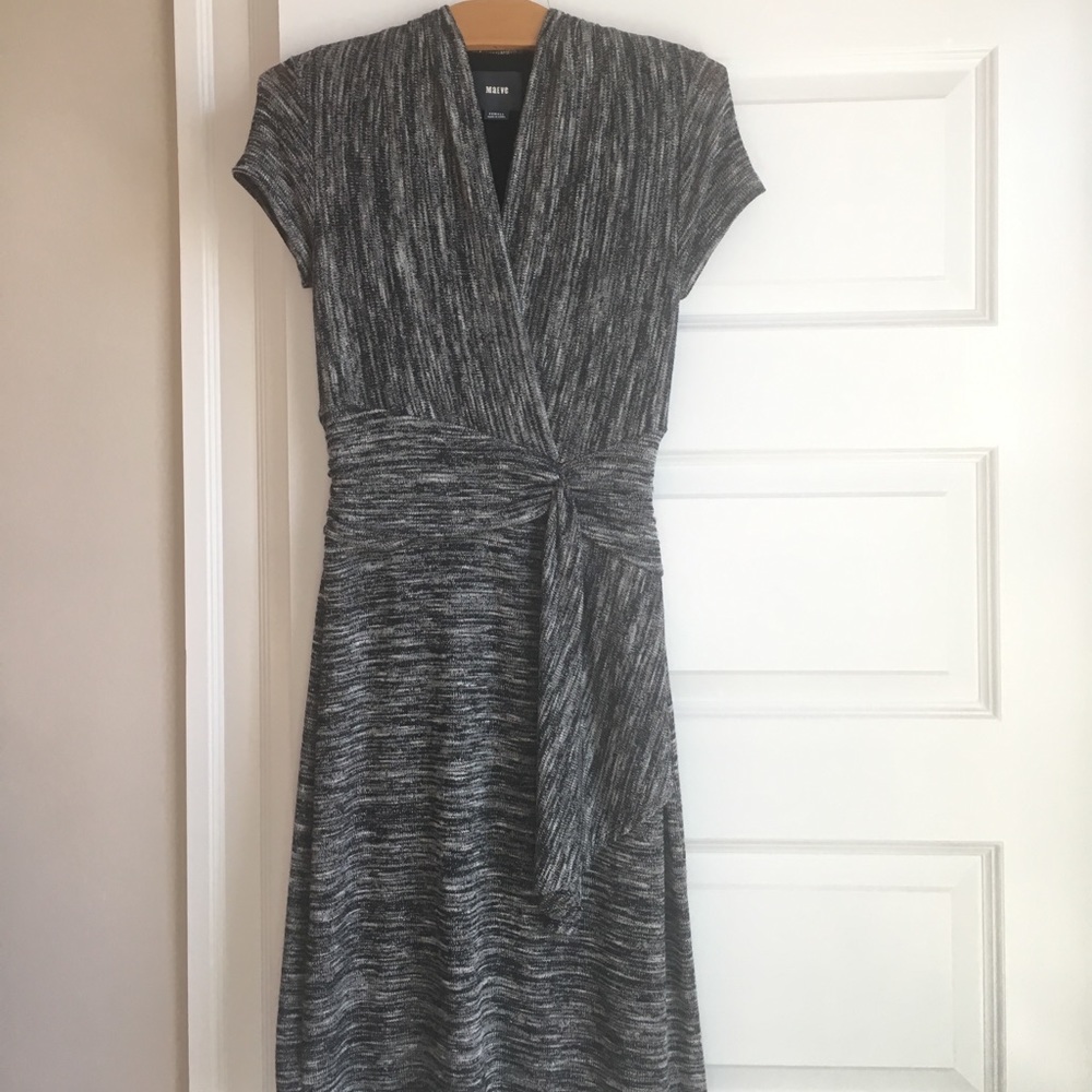 Maeve heather grey dress